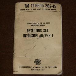 TM 11-6655-202-15 Manual: PSR-1 Intrusion Detecting Set