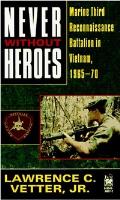 Never Without Heroes by Lawrence C. Vetter, JR.