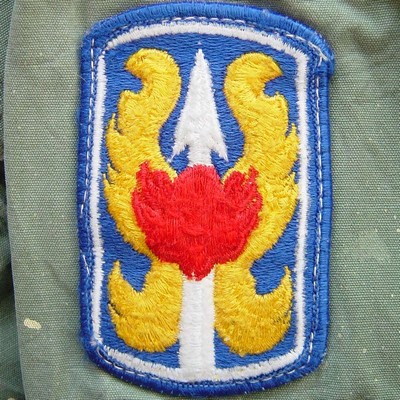 Color shoulder sleeve insigina of the 199th Light Infantry Brigade a.