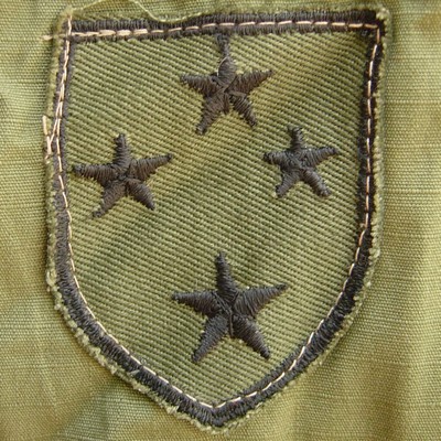 Locaaly made subdued 23rd Infantry Division (Americal) shoulder sleeve insignia.