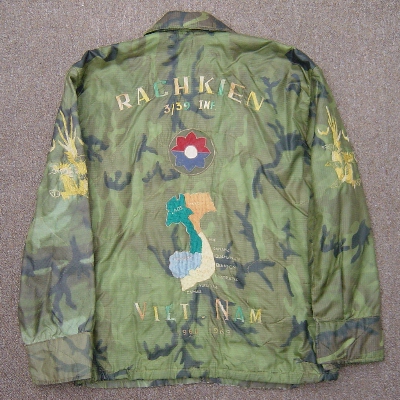 Back of the 9th Infantry Tour Jacket.