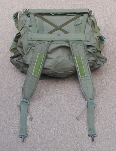 The ARVN Rucksack had velcro strips on the underside of the shoulder straps.