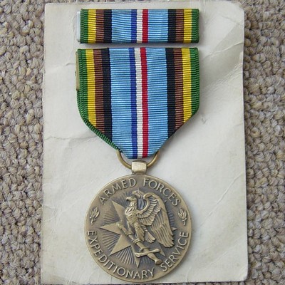 Armed Forces Expeditionary Medal.