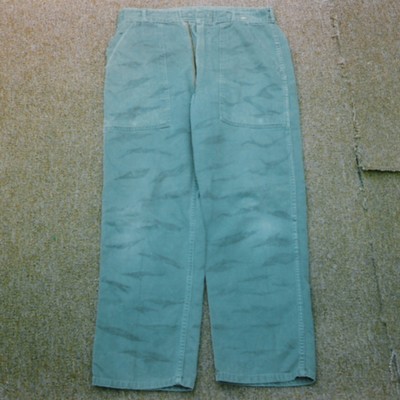 These Utility Trousers have been customized with some 'marker pen' camouflage.
