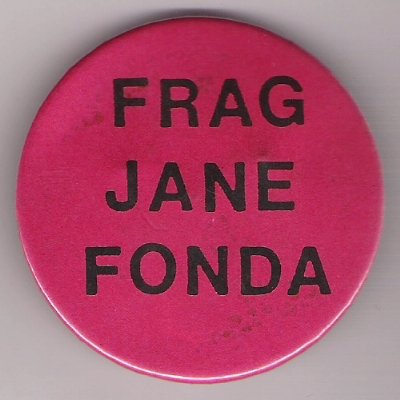 Frag Jane Fonda Badge