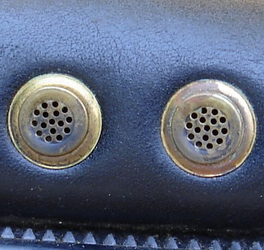 The second version of the DMS jungle boots had brass drainage eyelets that were set flush rather than sunken.
