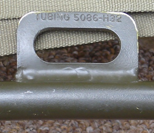The 1962 experimental Lightweight Rucksack had an external welded frame of seamless aluminum tubing.