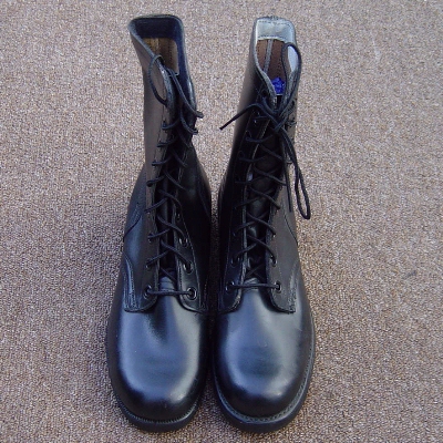 Leather Combat Boots.