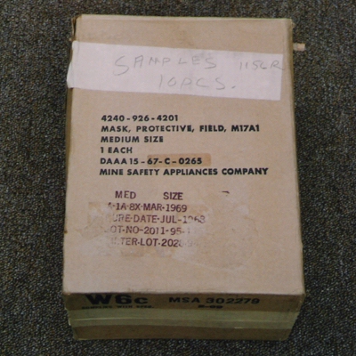 M17A1 Protective Mask Box.