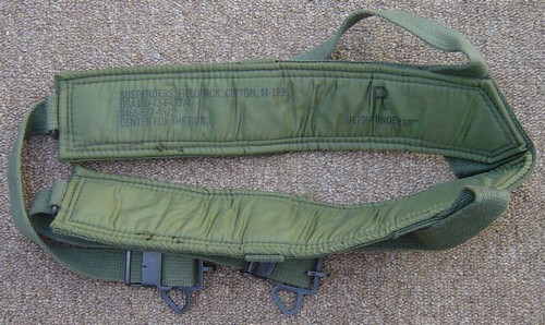 1973 contract dated M1956 Suspenders, possibly produced for non-tropical use.