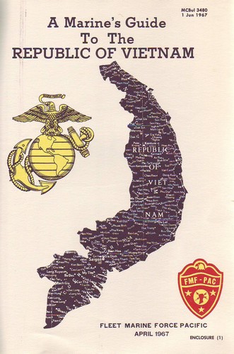 The 1967 edition of the Marine's Guide to Vietnam featured a color Fleet Marine Force Pacific insignia.