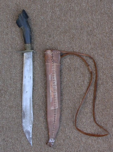 19-1/2 inch long Filipino Bolo with a 13-1/2 inch blade.