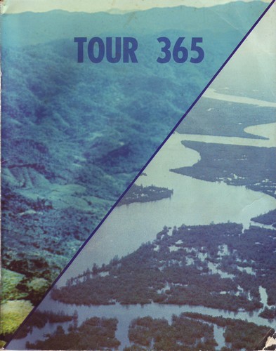 The front cover of the 1968 Spring-Summer edition of Tour 365 showed the highlands and delta regions of Vietnam.