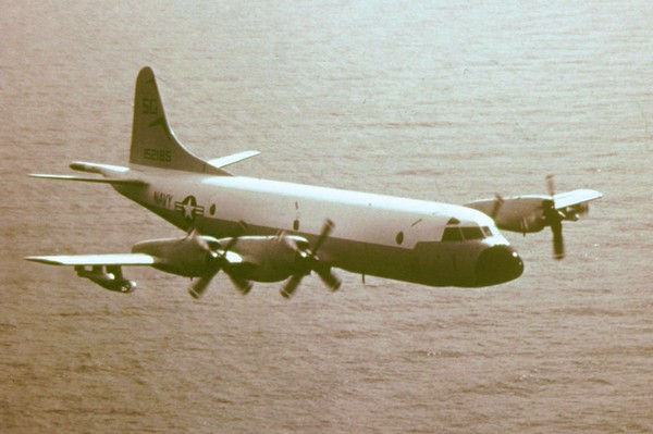 Navy P-3 Orion aircraft conducted long-range surveillance of the sea approaches to South Vietnam as part of operation Market Time.