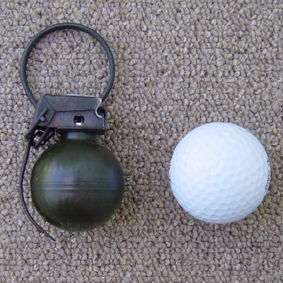The golf ball sized V40 Mini-Grenade was considerably lighter than standard U.