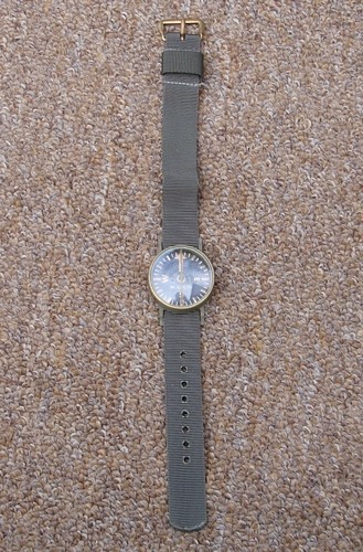 The non-waterproof Waltham Wrist Compass had a one-piece nylon wrist strap.