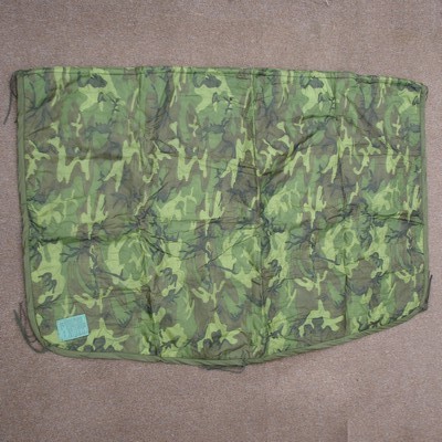 ERDL camouflage poncho liner.
