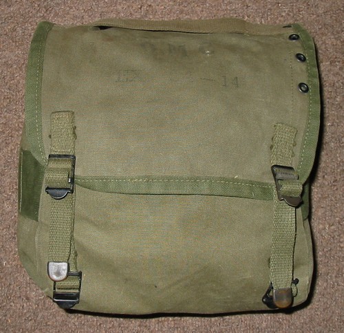 The EX 54-14 Combat Pack was made from OD7 cotton duck and weighed 0.